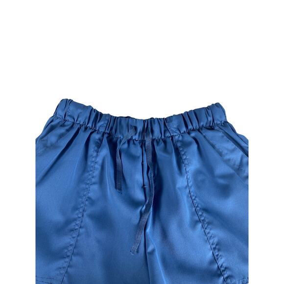 Womens shorts blue size Large with elastic waist and pockets - Picture 3 of 5